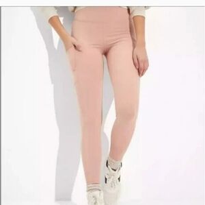 American Eagle The Everything Pocket Legging In Rose pink NWT